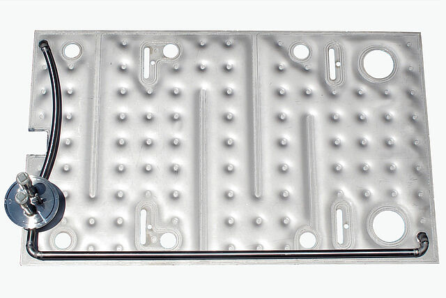 Pillow Plate de doble onda como placa de blindaje contra la radiación