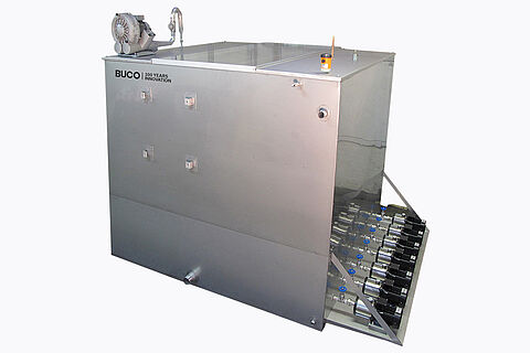 510 kWh BUCO ice bank with 7 pumps