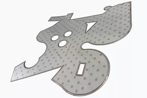 Plaques d'appui à simple face avec soudage TIG des bords