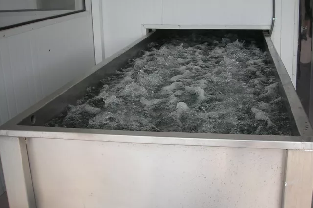Banque de glace industrielle
