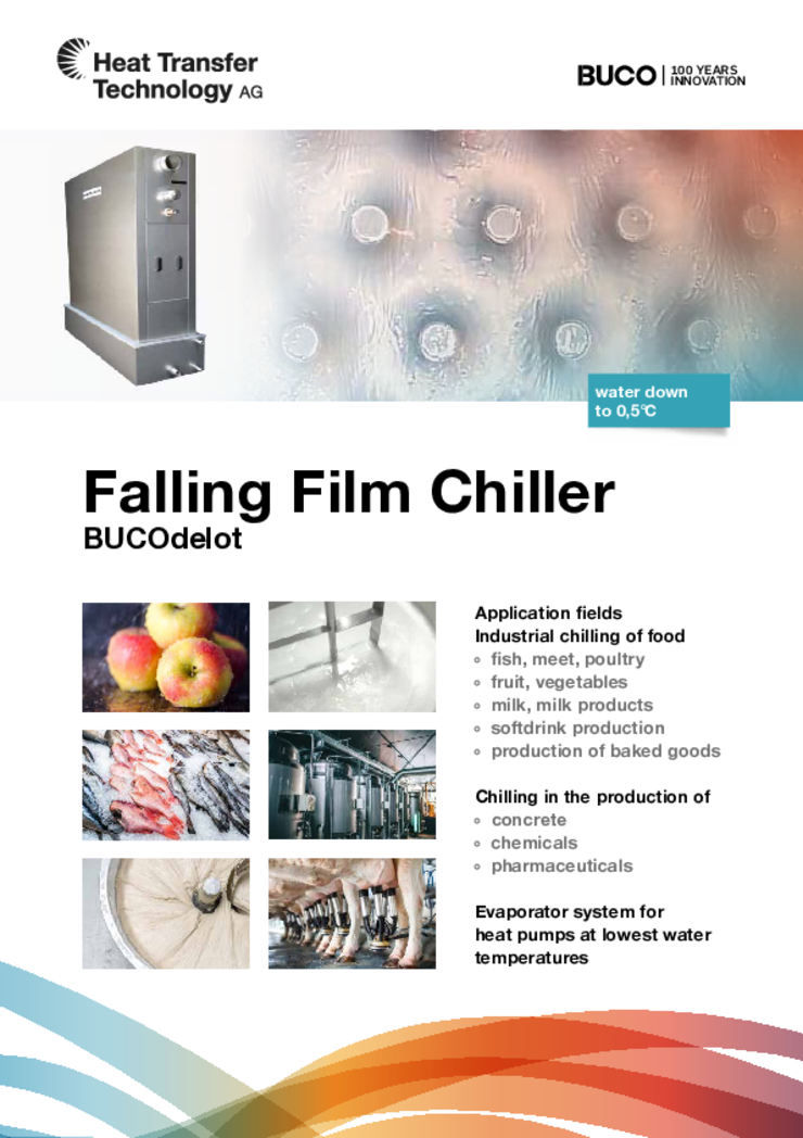 Product Leaflet BUCO Falling Film Chiller