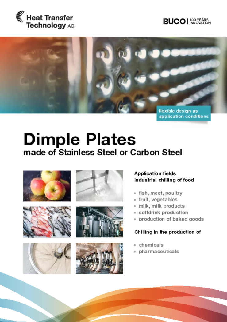 Product Leaflet BUCO Dimple Plate