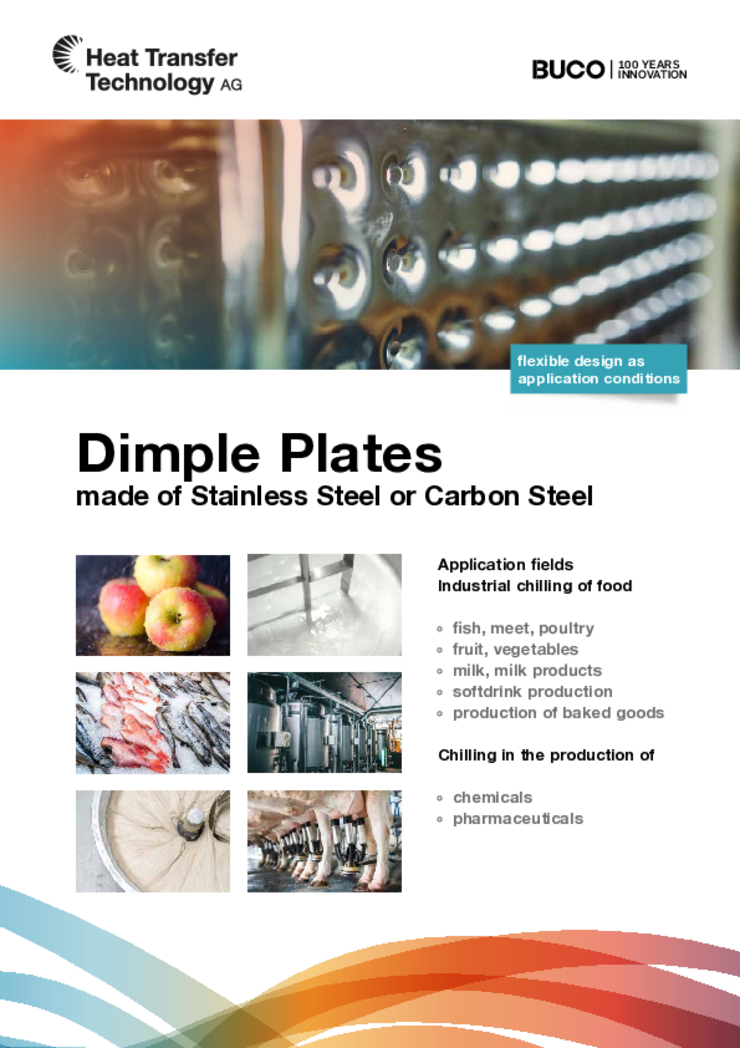 Product Leaflet BUCO Dimple Plate