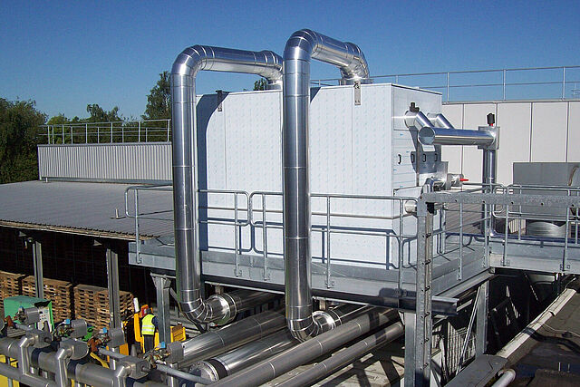 Volume flows in the glycol/ice water heat exchanger Volume flows in the glycol/ice water heat exchanger