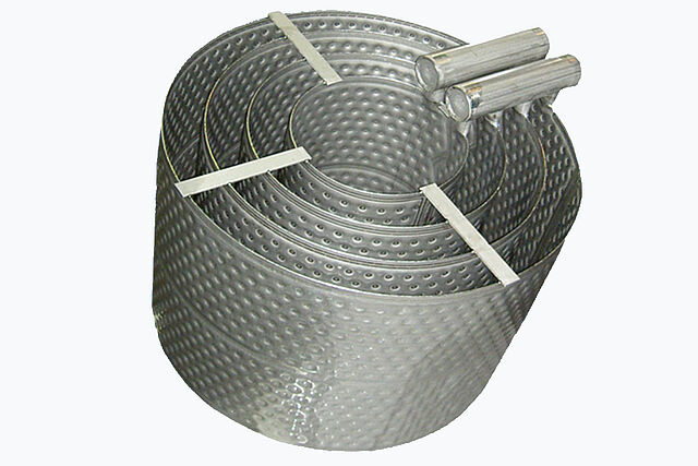 Round rolled heat exchange system Round rolled heat exchange system