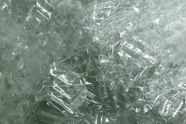 Mezcla de hielo y agua helada