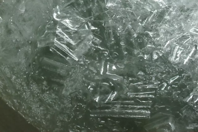Chip-Eis und Eiswasser-Mischung Chip-Eis und Eiswasser-Mischung