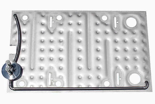 Doppelseitige Dimple Platte als Strahlungsabschirmschild