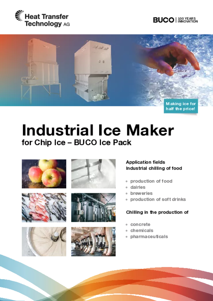 Product Leaflet BUCO Industrial Ice Maker