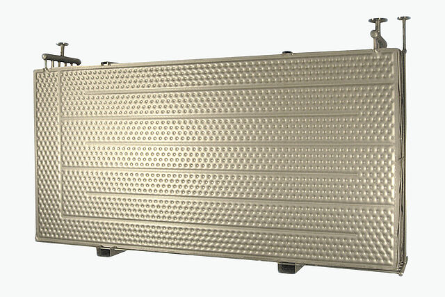 Better surface cleaning and heat transfer compared to tubes Better surface cleaning and heat transfer compared to tubes