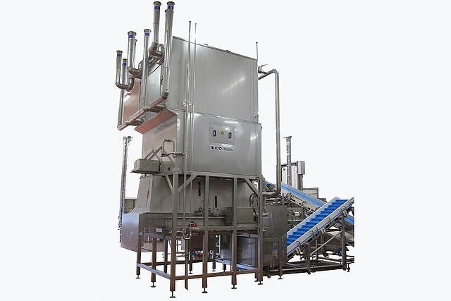 Fully automated Industrial Ice Machine 34to/day NH3 pumped mode