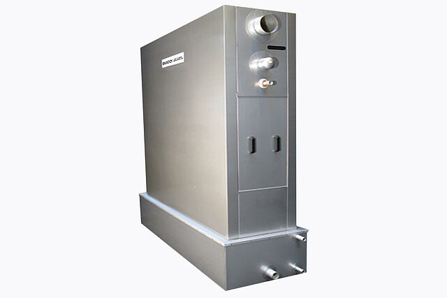 100 kW baudelot ice water cooler R404a dx mode with water collection tank 100 kW baudelot ice water cooler R404a dx mode with water collection tank