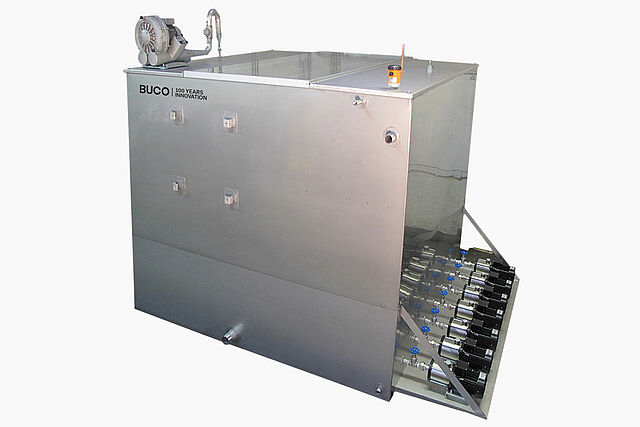 510 kWh BUCO ice bank with 7 pumps