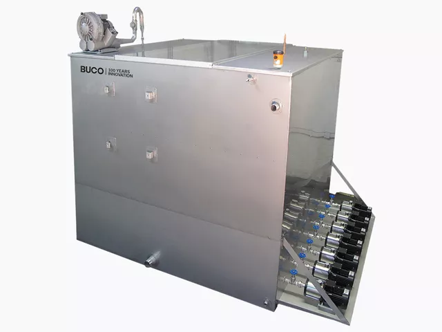 510 kWh BUCO ice bank with 7 pumps